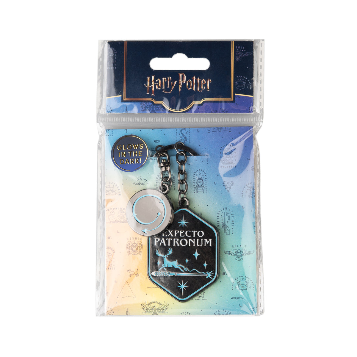 HARRY POTTER - Expecto Patronus - 'Glow in the Dark' Keychain