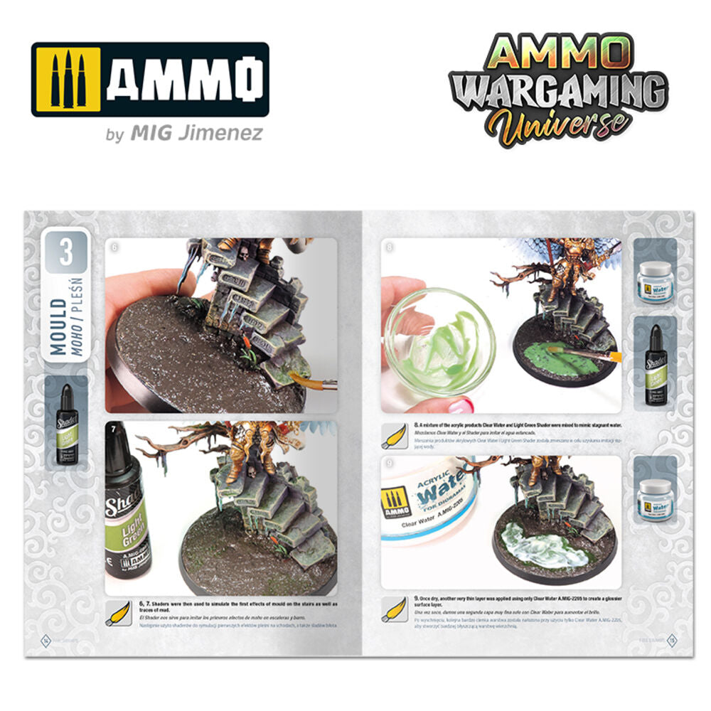 AMMO WARGAMING UNIVERSE Book 09 - Foul Swamps (English, Castellano, Polski)