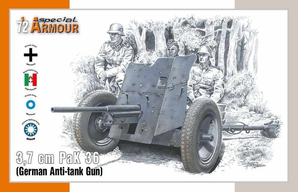 3,7 cm PaK 36 German Anti-tank Gun