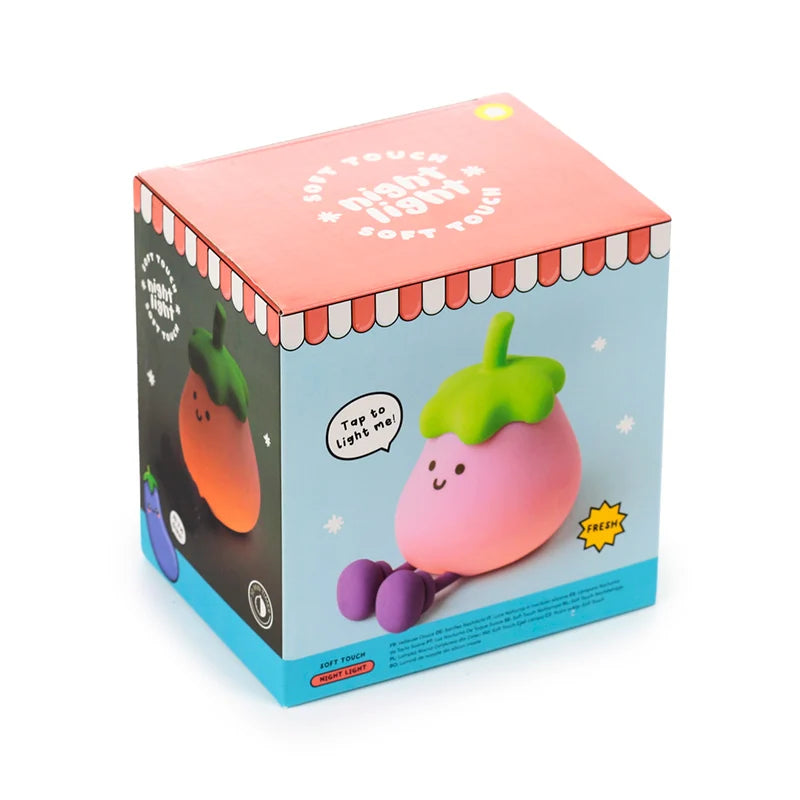 KAWAII - Eggplant - Phone Holder & Rechargeable Lamp 5,1inch