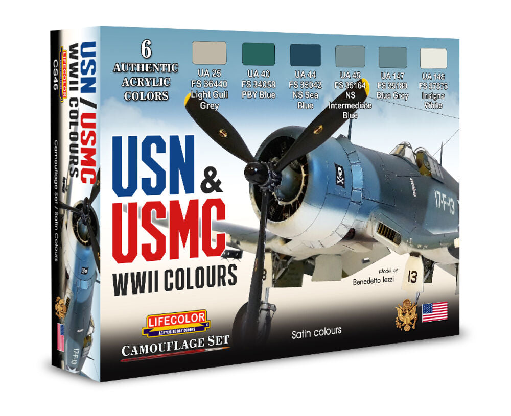 USN & USMC WWII Colors 6 x 22 ml