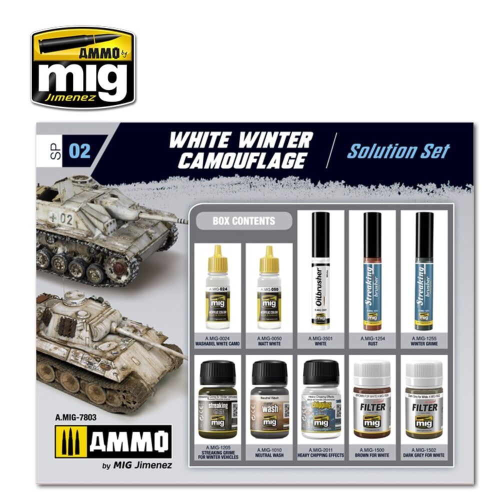 SUPER PACK White Winter Camouflage