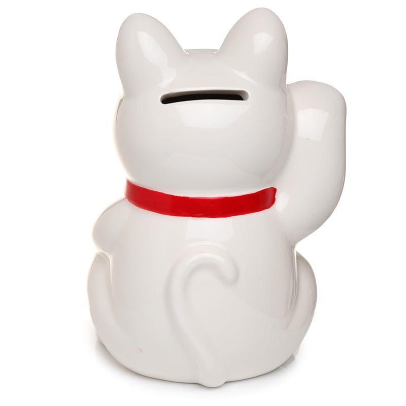 MANEKI-NEKO - White - Money Bank 6inch