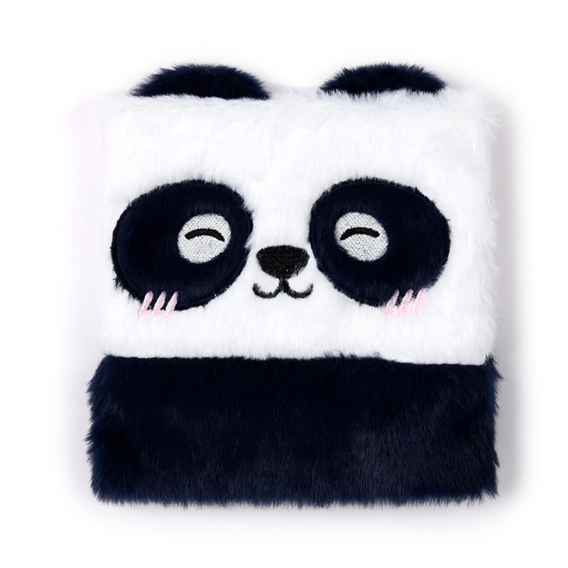 KAWAII - Adoramals Panda - Premium Fluffy Notebook