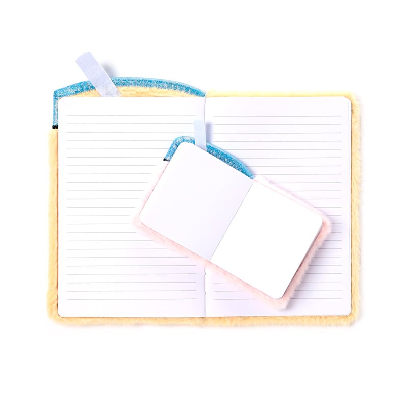 KAWAII - Boba the Bubble Tea - Premium Fluffy Notebook + 1 Mini