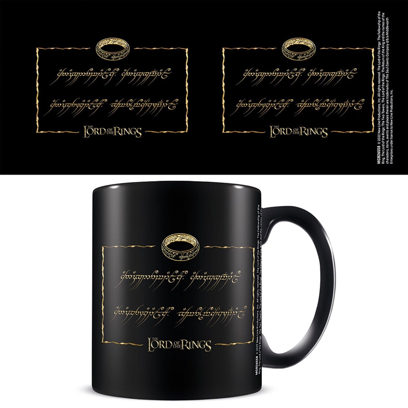 THE LORD OF THE RINGS - One Ring - Black Pod Mug 11oz