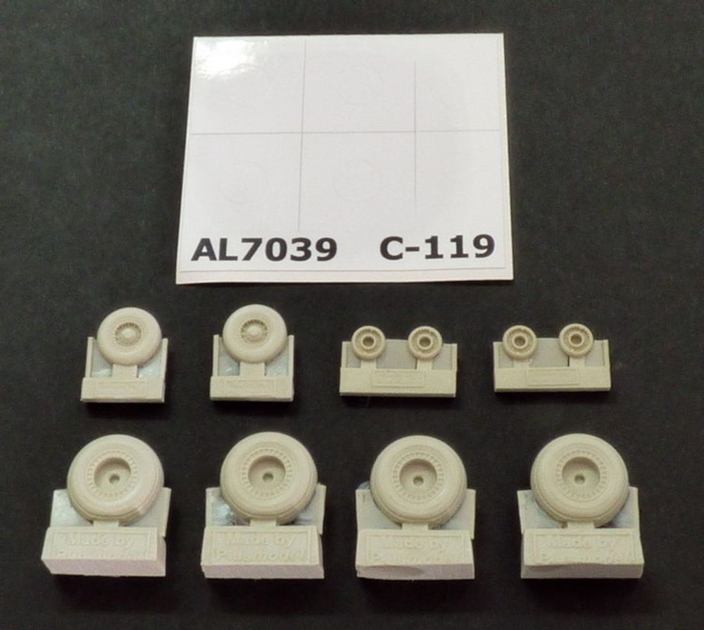 C-119 Boxcar wheels early version