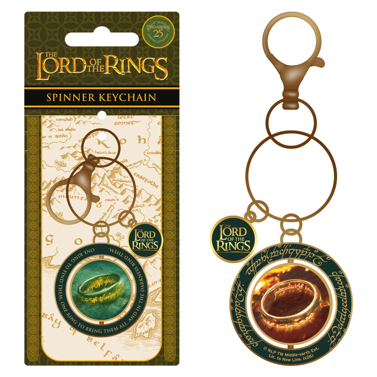 LORD OF THE RINGS - Epic Journey - 'Spinner' Keychain