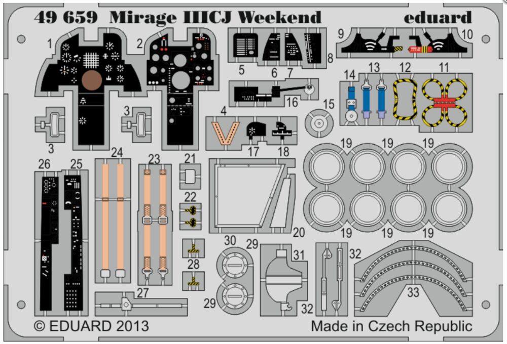 Mirage IIICJ 1/48 Weekend for Eduard