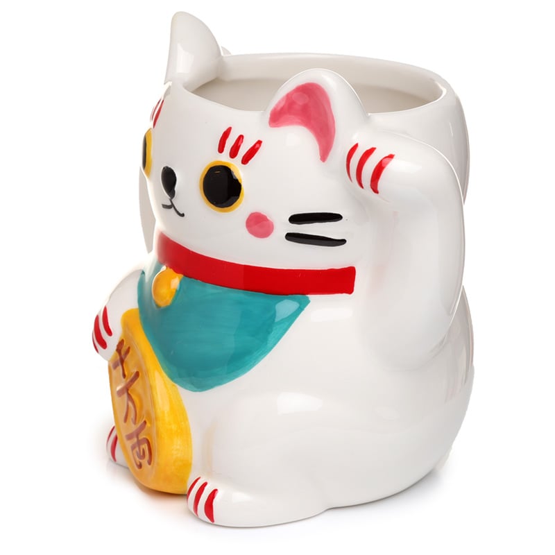 MANEKI-NEKO - White - 3D Mug 15oz