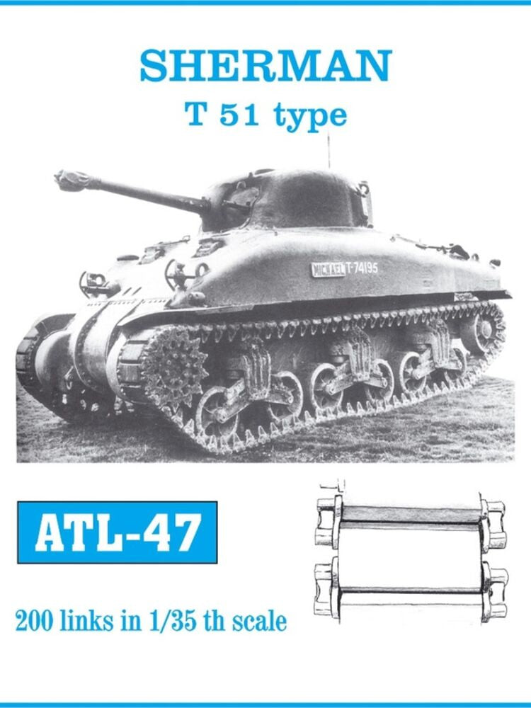 Tracks for Sherman T 51 Type