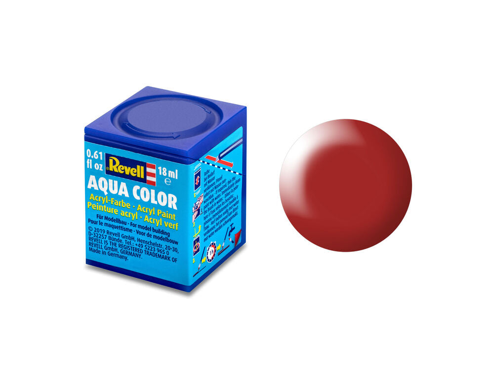 Aqua feuerrot,seidenmatt