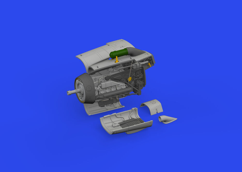 Bf 109F engine PRINT 1/72 EDUARD