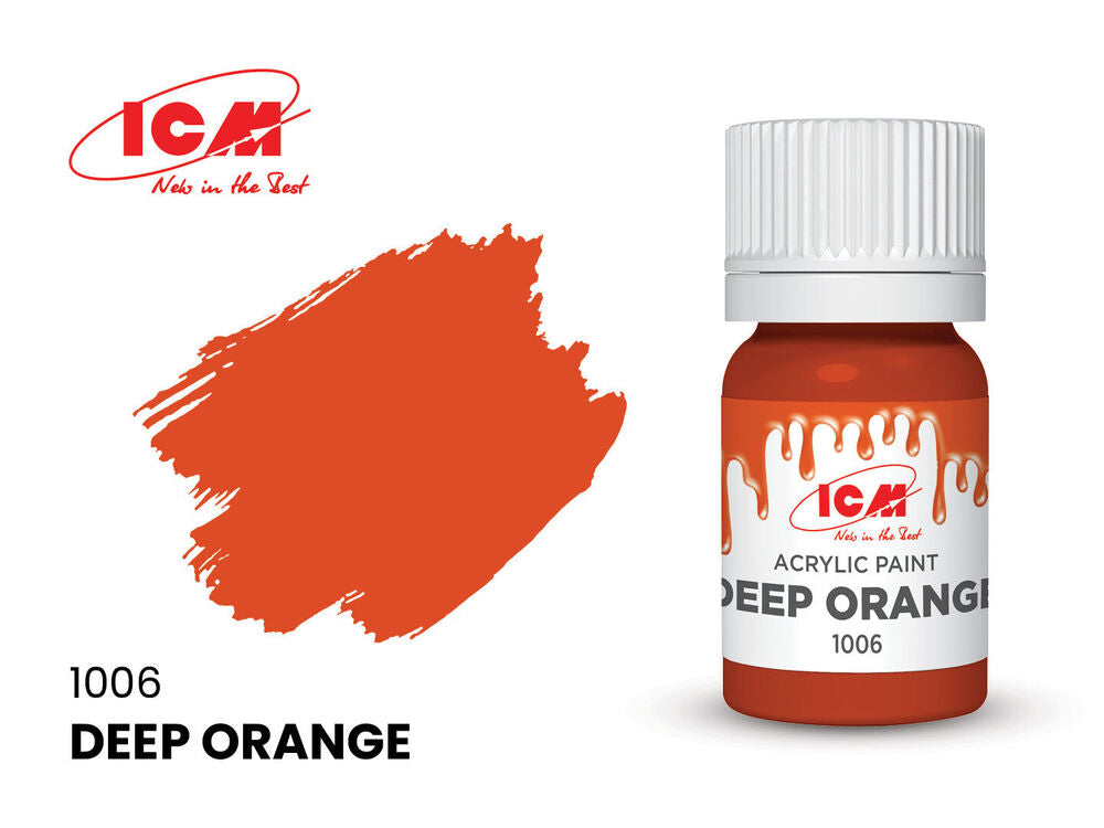 BASIC COLORS Deep Orange bottle 12 ml