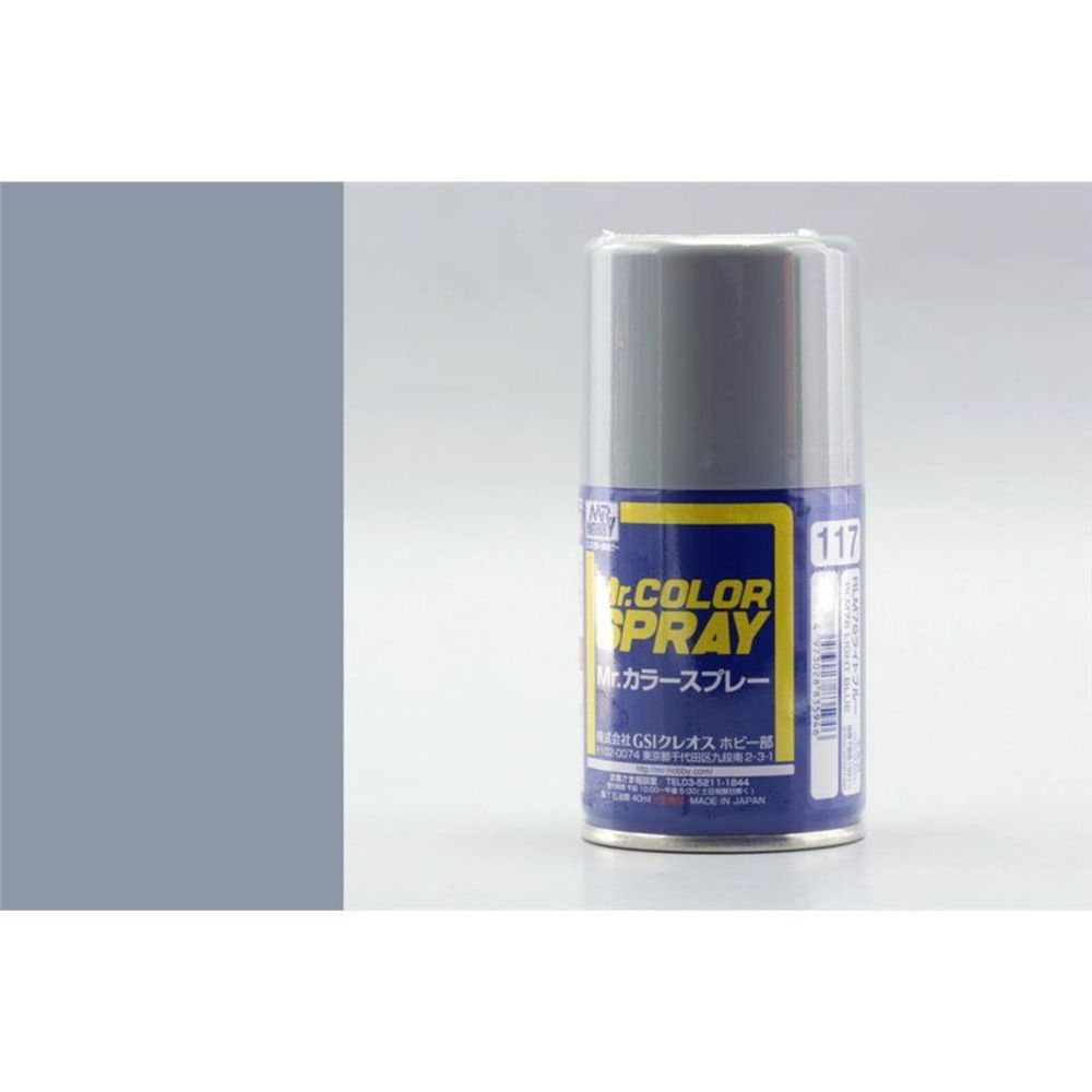 Mr Hobby -Gunze Mr. Color Spray (100 ml) RLM76 Light Blue