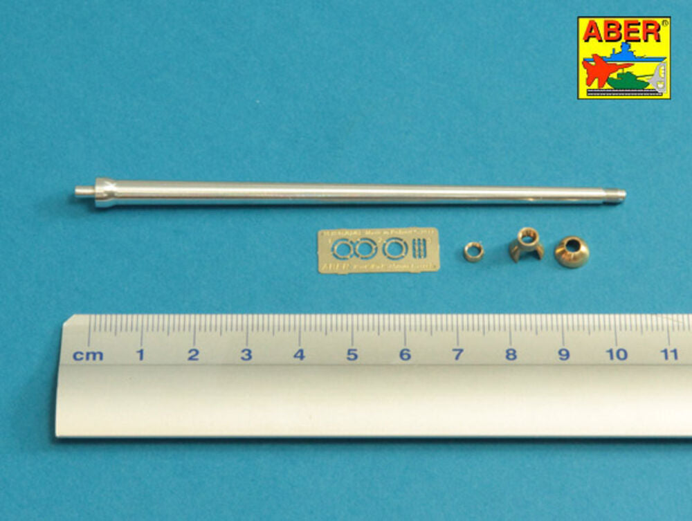 7,5cm gun barrel with single baffle muzzle brake for German Tank VK3002(DB)