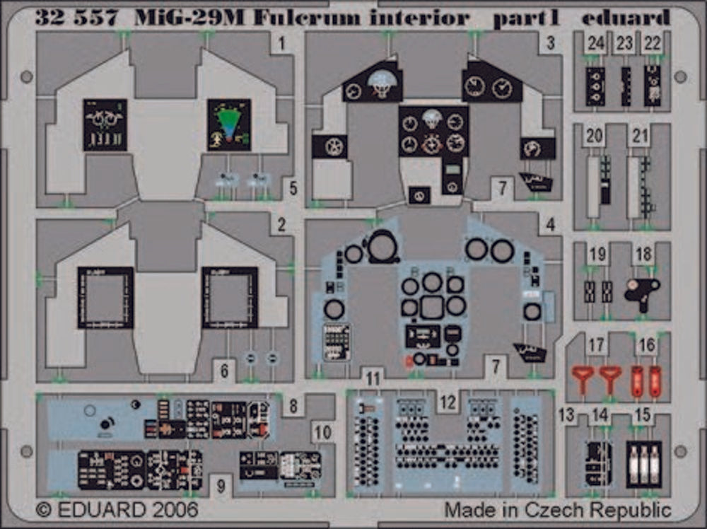 MiG-29M Fulcrum interior f��r Trumpeter Bausatz