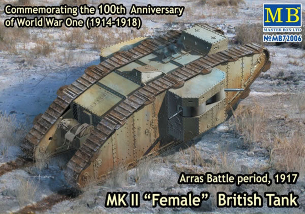 Mk II Female British tank.Arras Battle