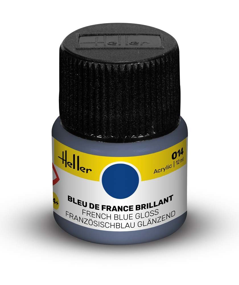 Peinture Acrylic 014 bleu de france brillant