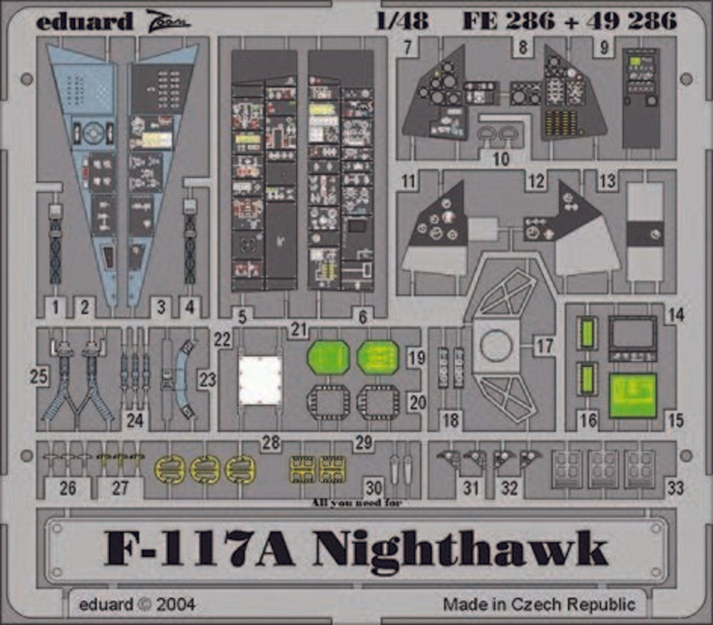 F-117A Nighthawk f��r Tamiya Bausatz