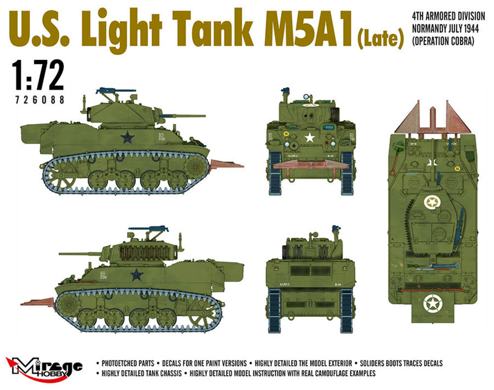 U.S. Light Tank M5A1 (Late)