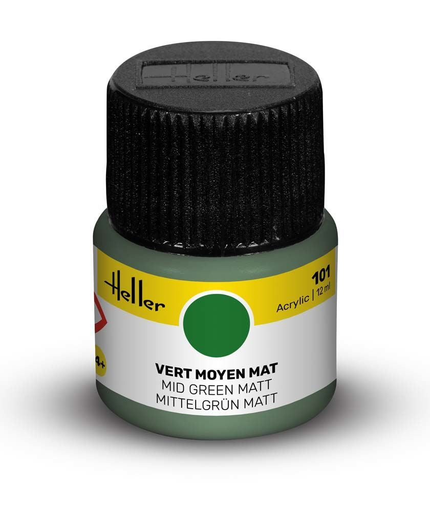 Peinture Acrylic 101 vert moyen mat