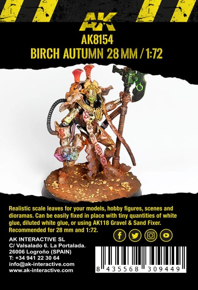 BIRCH AUTUMN LEAVES 1/72