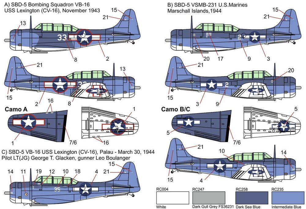 SBD-5 Dauntless ���Pacific theatre���