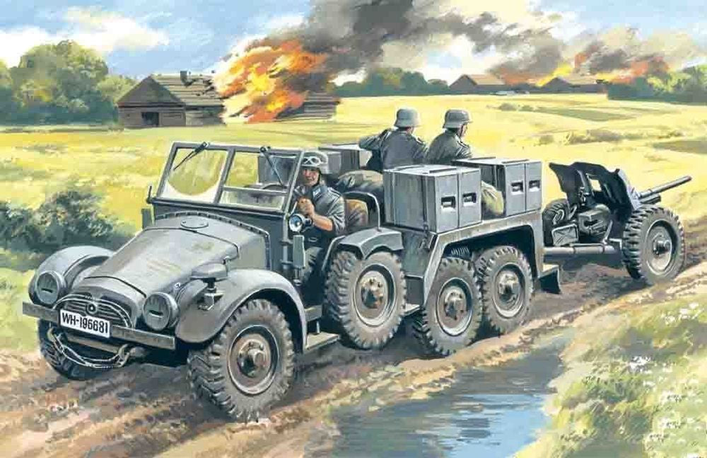 Krupp L2H143 Kfz. 69 with Pak 36 Gun