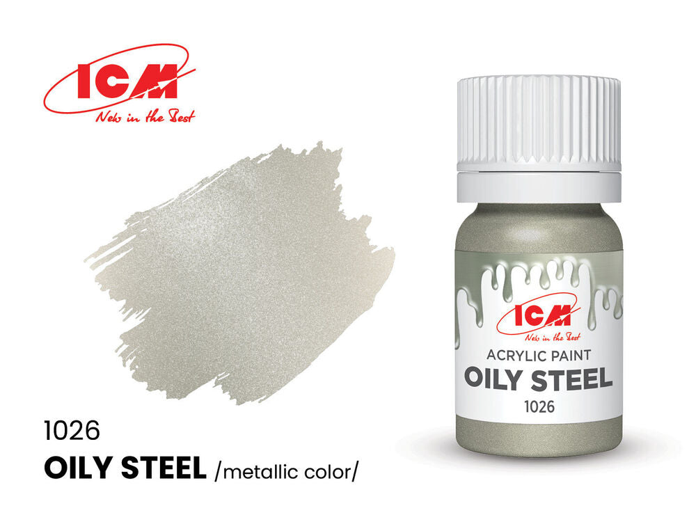 METALLIC COLORS Oily Steel bottle 12 ml