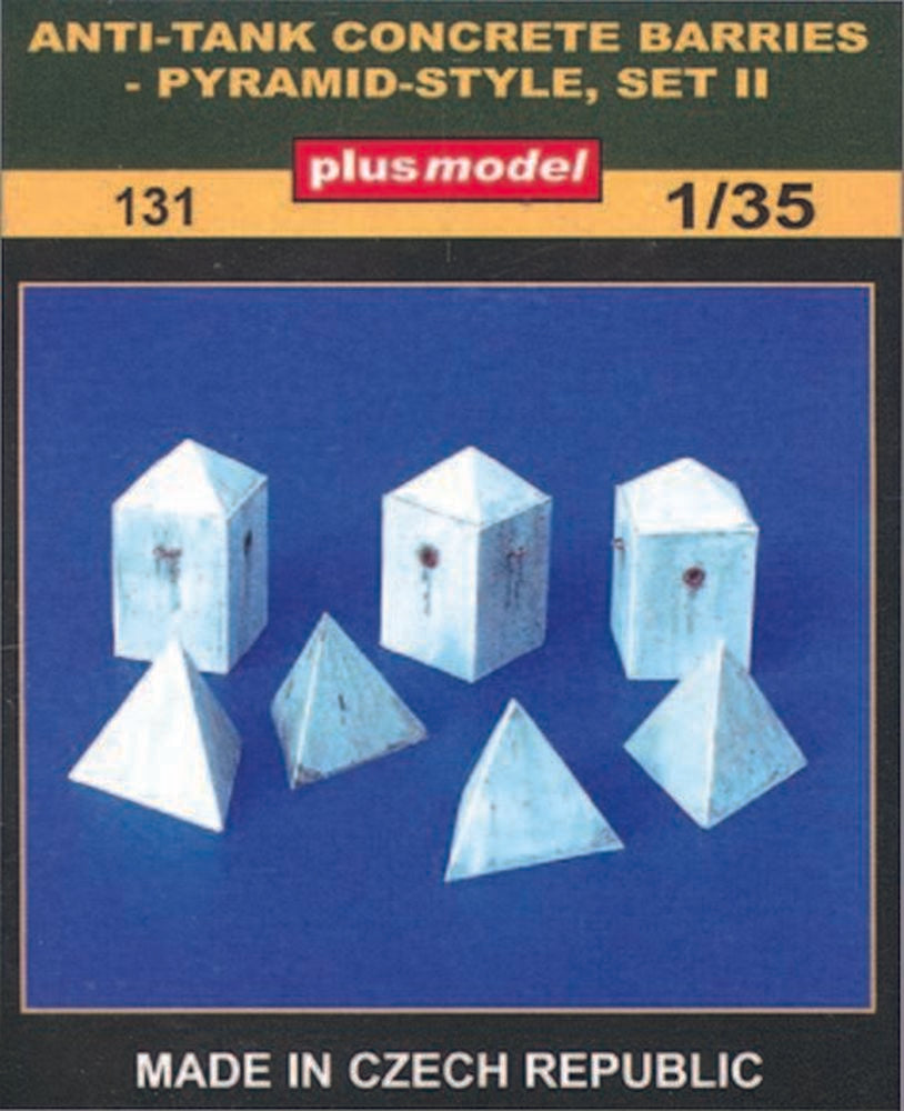Panzerbarrikaden Pyramidenform Set II