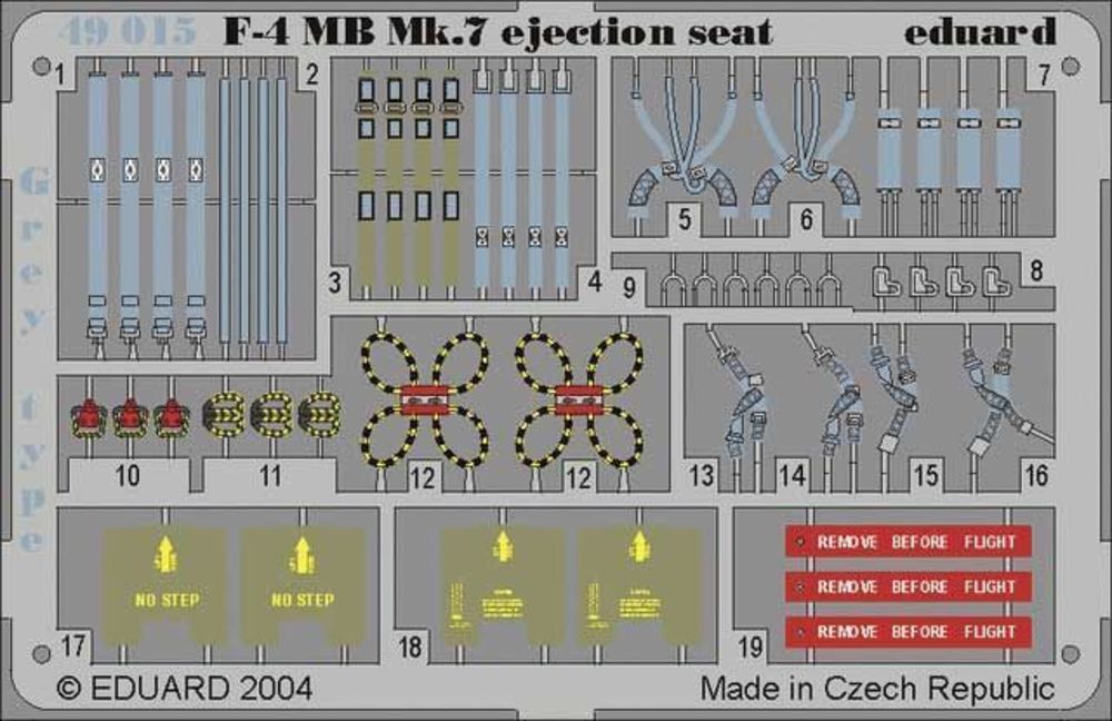 F-4 Phantom II MB Mk.7 Ejection Seat Grey