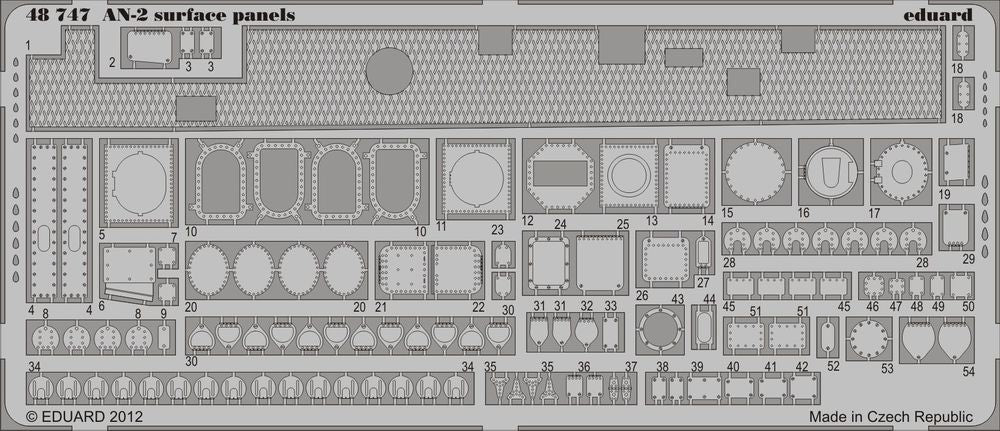 An-2 surface panels for Trumpeter