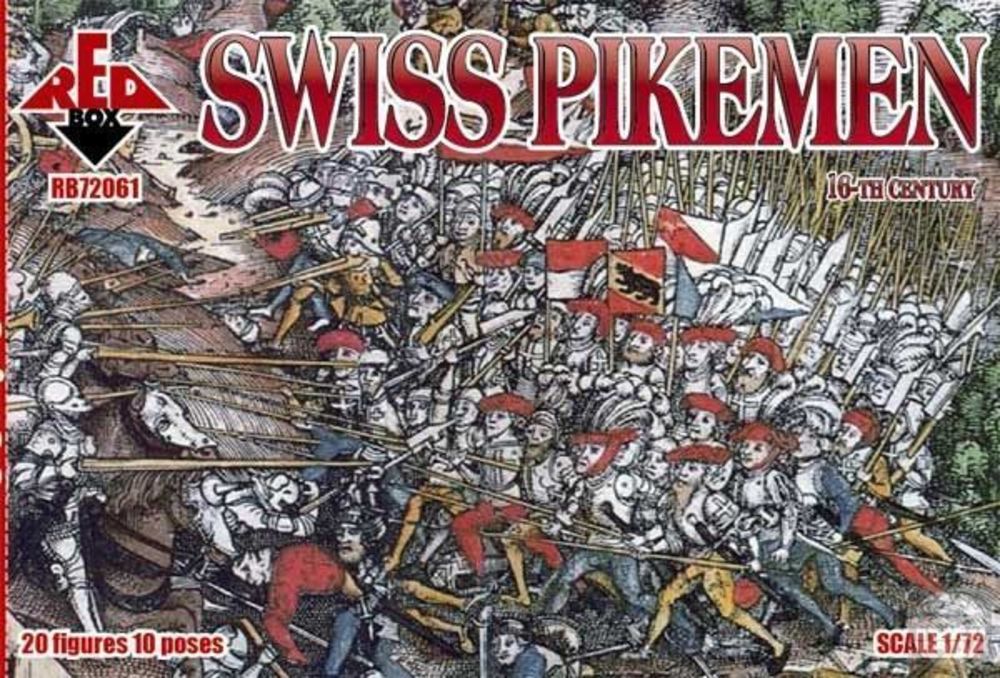 Swiss pikemen, 16th century