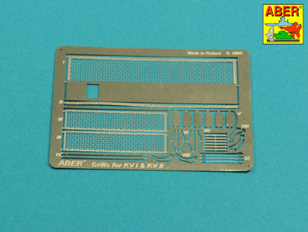 Grilles for KV I &KV II