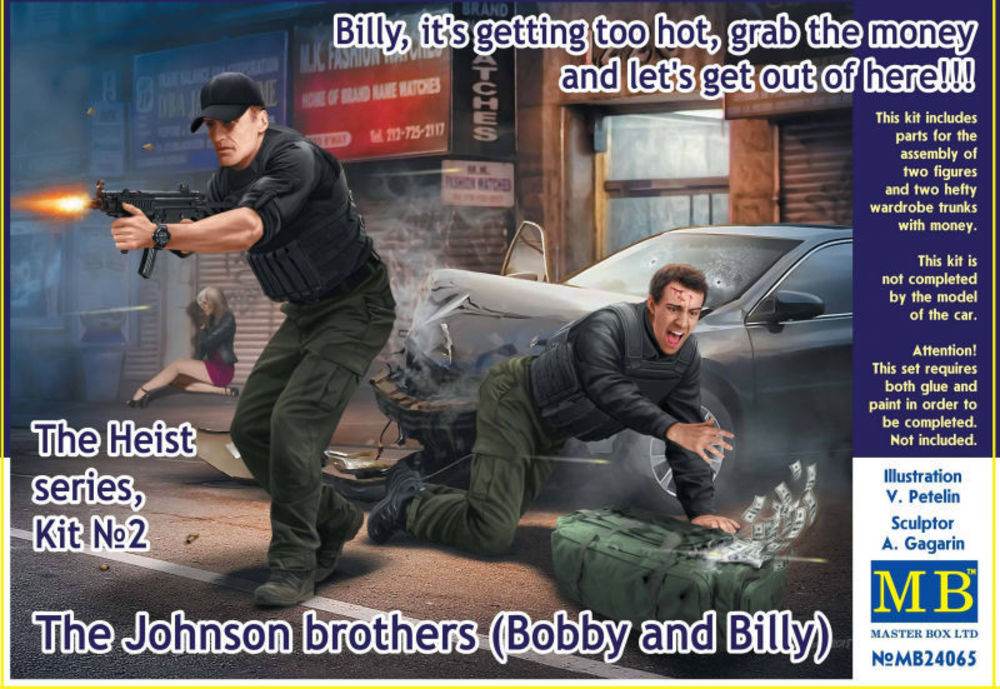 The Heist series,Kit#2. The Johnson brothers (Bobby and Billy)