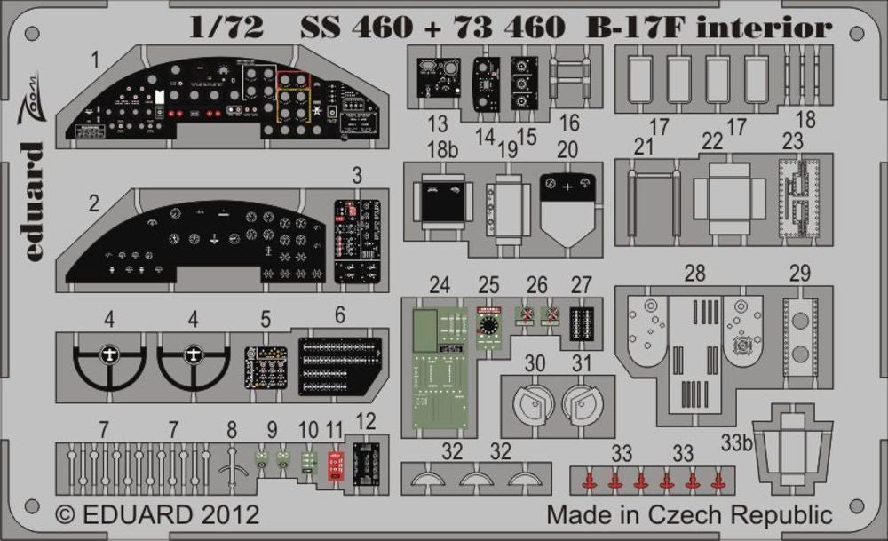 B-17F interior for Revell