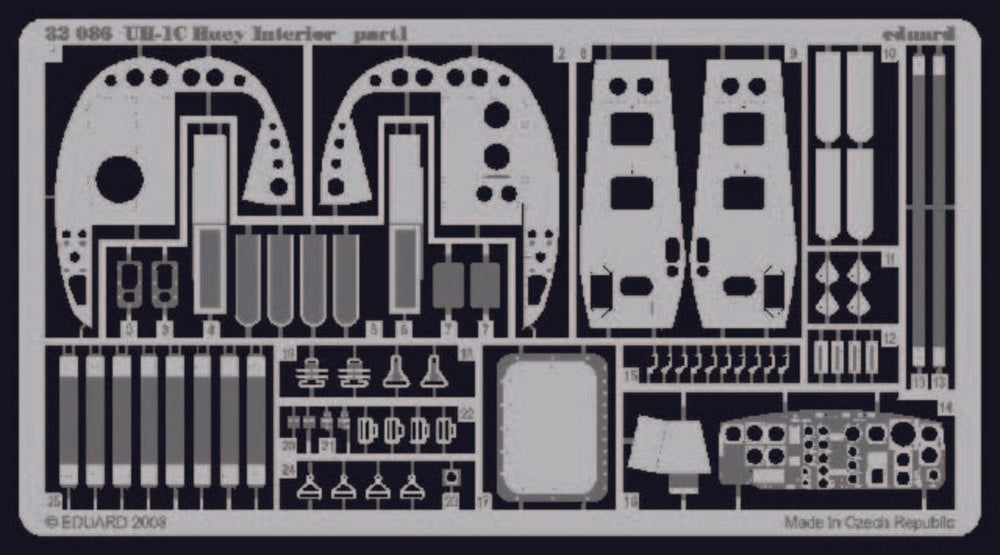 UH-1C Huey interior