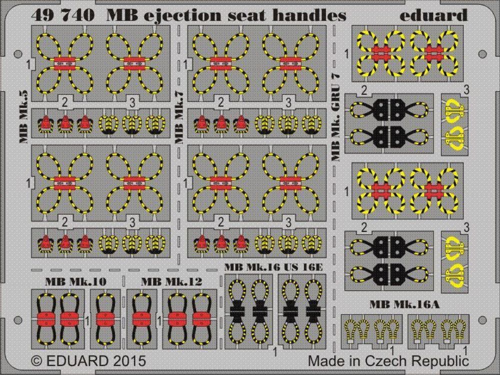 MB ejection seat handles