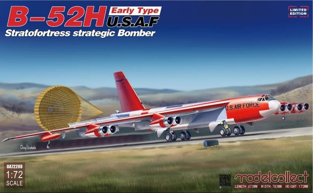 B-52H early type Stratofortress strategi Bomber, Limited Edition