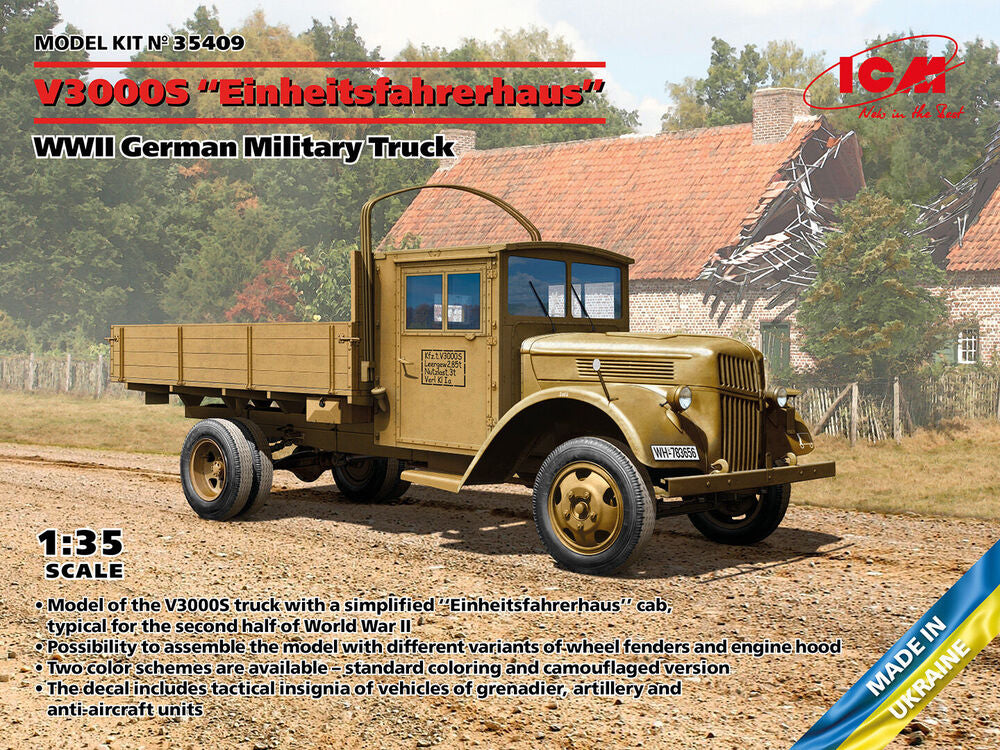 V3000S Einheitsfahrerhaus, WWII German Military Truck