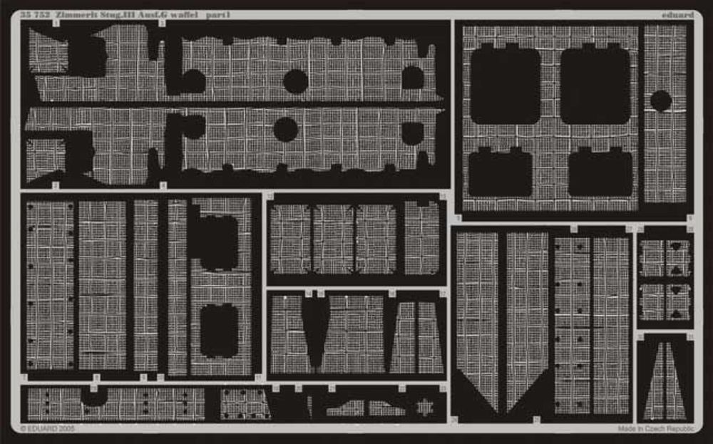 Zimmerit Stug. III Ausf. G waffel