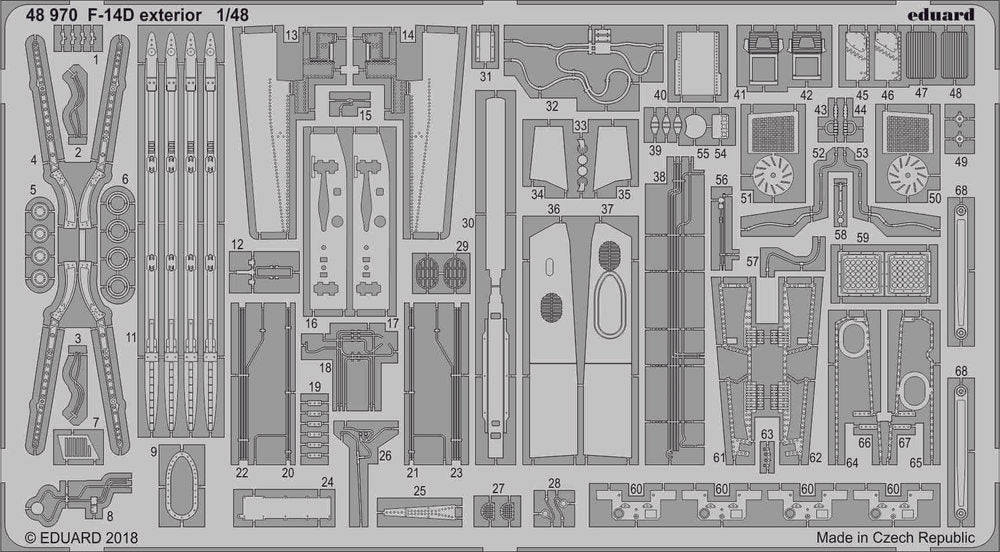 F-14D exterior for Tamiya