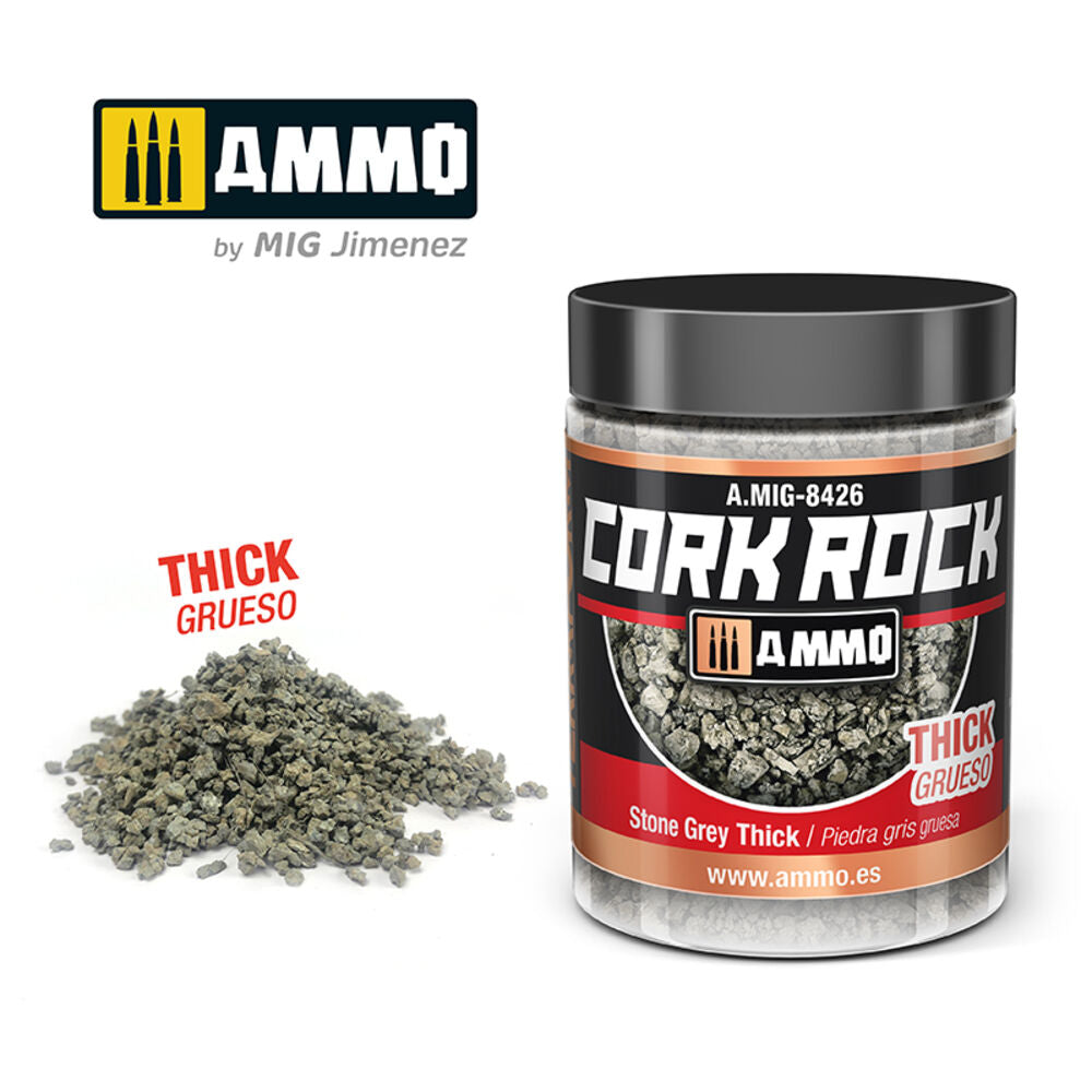 CREATE CORK Stone Grey Thick (Jar 100mL)