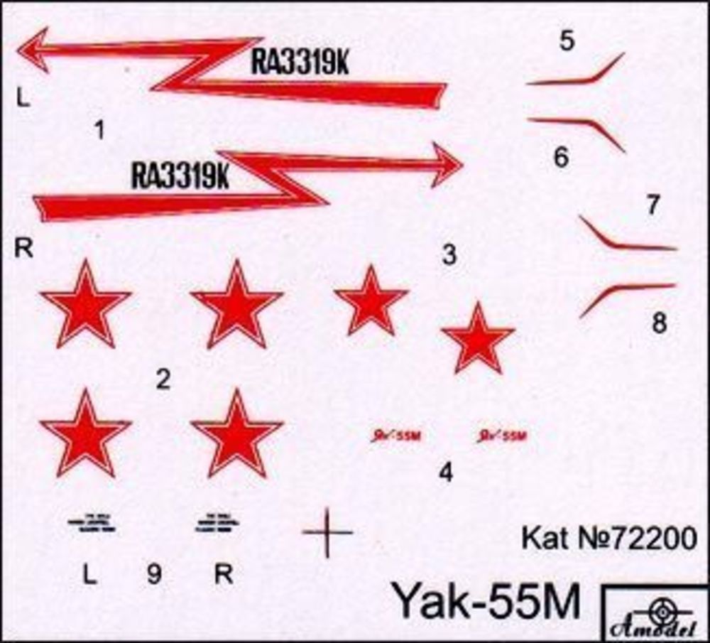 Yak-55M Soviet aerobatic aircraft