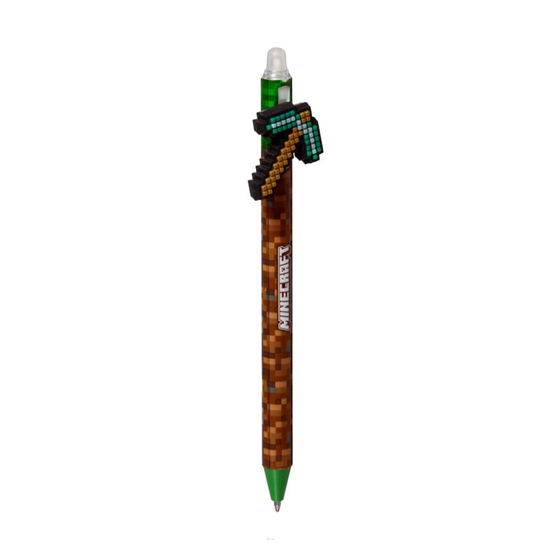MINECRAFT - Tools - Head Topper Erasable Gel Pen (Display of 36 pcs)