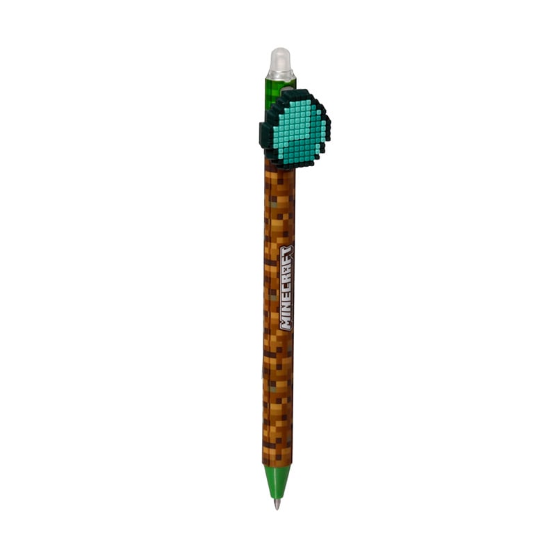 MINECRAFT - Tools - Head Topper Erasable Gel Pen (Display of 36 pcs)