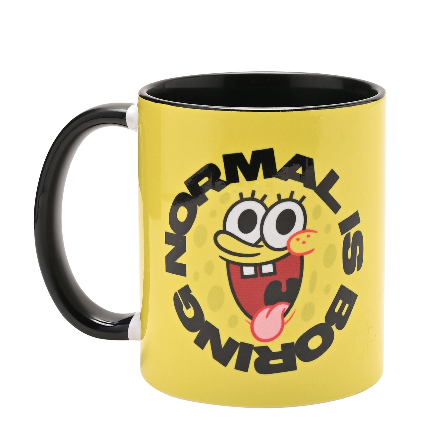 SPONGEBOB - Normal is Boring - Inner Colored Mug - 11oz