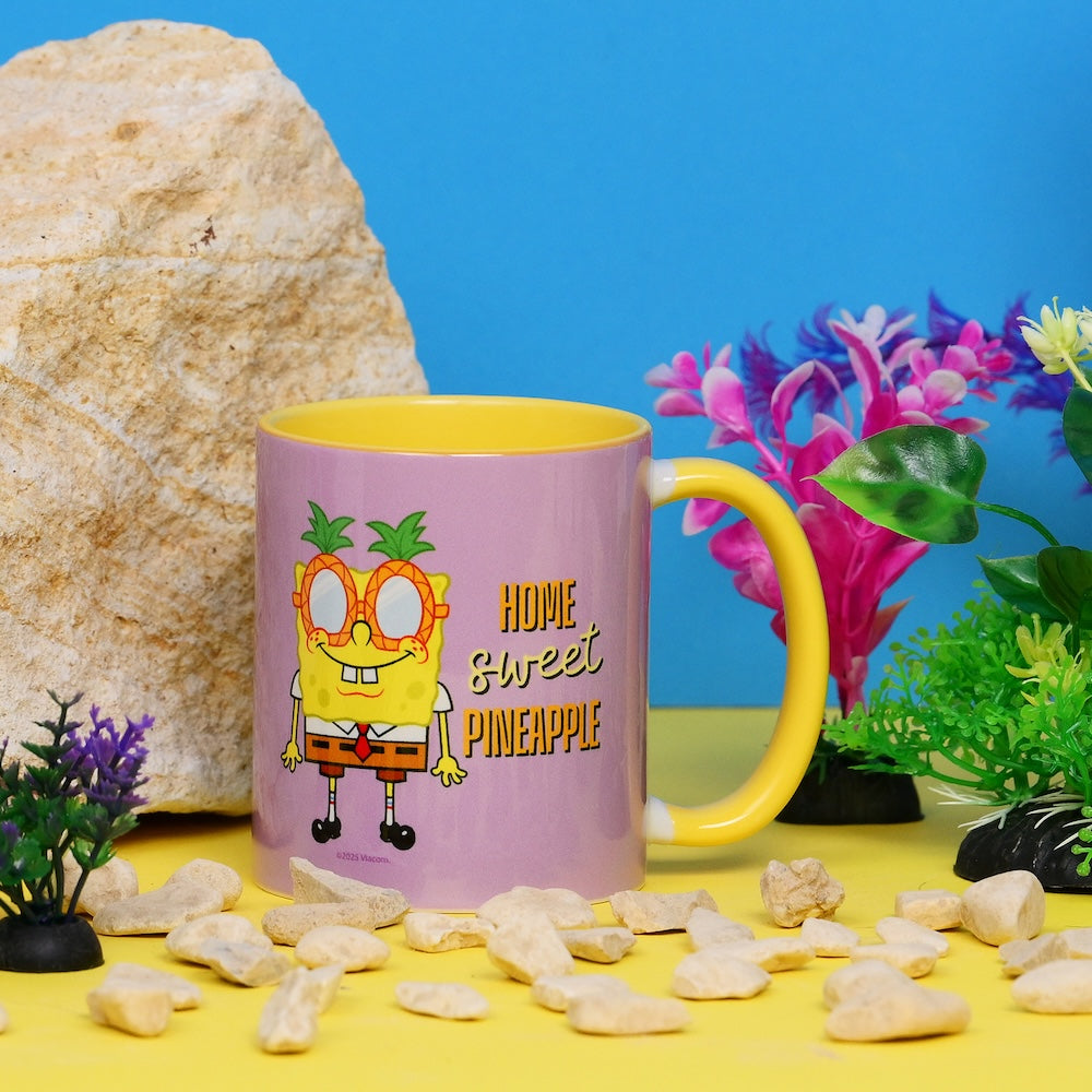 SPONGEBOB - Home Sweet Pineapple - Inner Colored Mug - 11oz