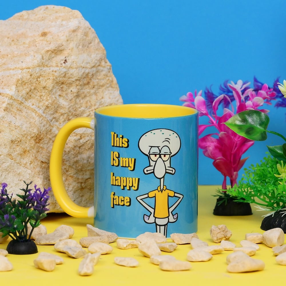 SPONGEBOB - My Happy Face - Inner Colored Mug - 11oz